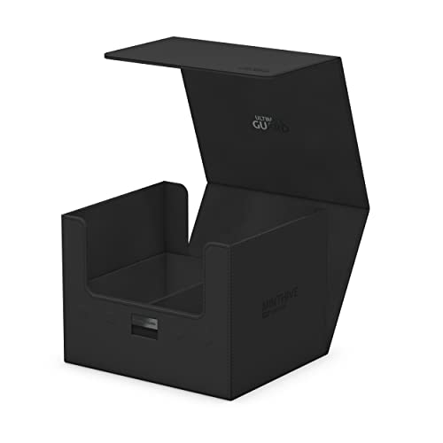 Ultimate Guard Minthive 30+, Deck Case for 30 Magnetic Card Cases, Perfect Storage for Graded Cards, Black, Secure Closure & Snaplock Mechanism