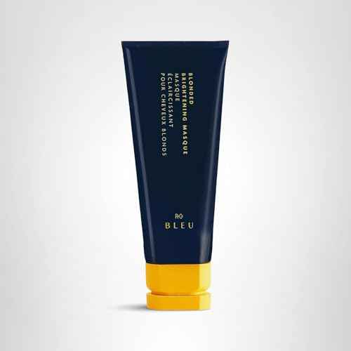 R+Co BLEU Blonded Brightening Masque – Repairs and Revives Dull, Yellowed Blondes, Hydrates, Neutralizes Yellow Undertones, Restores Shine, Adds Strength, 5 oz