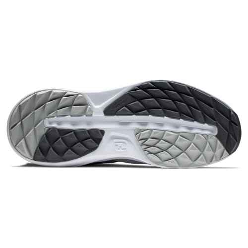 FootJoy Men's FJ Flex Previous Season Style Golf Shoe, Grey/Charcoal, 7.5