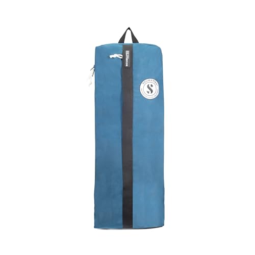 SCUBAPRO Sport 10 Dive Bag with Backpack Straps and Top Handle for Scuba Diving Gear, Denim Blue Color Fabric
