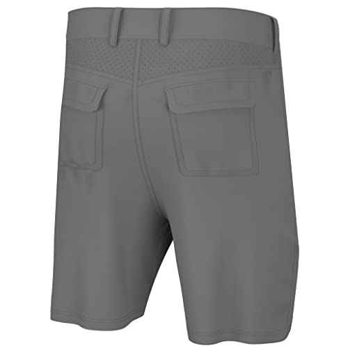 HUK Standard Next Level 7", Quick-Drying Fishing Shorts for Men, Overcast Grey, 3X-Large
