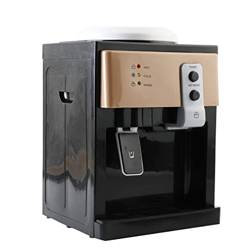 EWANYO Top Loading Water Dispenser Countertop Water Cooler Dispenser- Hot & Cold Water Dispenser, Holds 1.2 to 5 Gallon Bo...