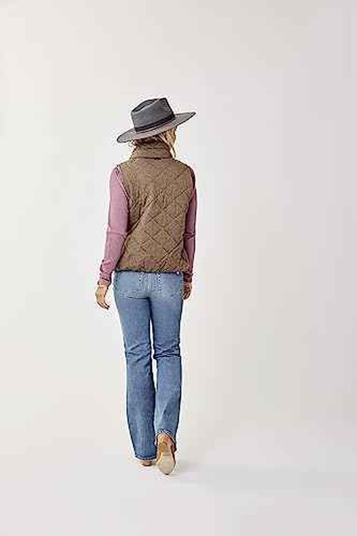 Carve Designs Women's Betty Vest, Dark Brown, XS