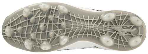 Mizuno Ambition 3 Low TPU Mens Molded Baseball Cleat | Black-White | US Mens 10