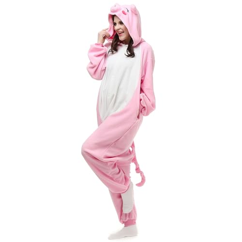 Wishliker Adult Onesie Animal Pajamas Halloween Cosplay Costumes Party Wear Blue