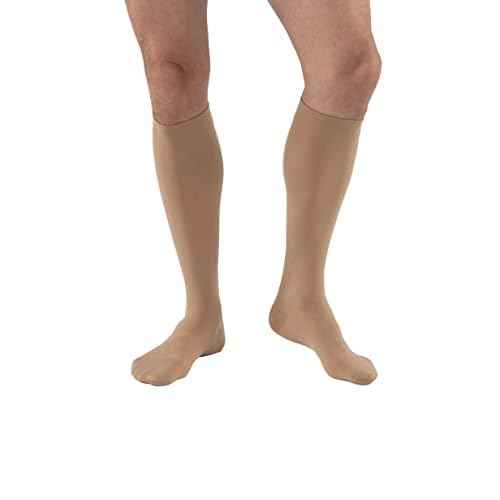 JOBST Relief Knee High Graduated Compression Socks 20-30mmHg - Comfortable Unisex Design - Closed Toe
