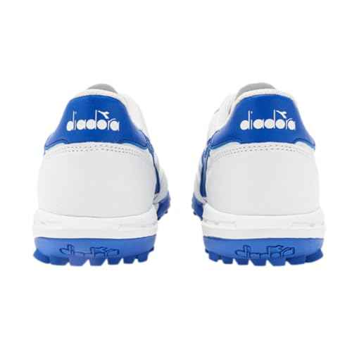 Diadora Calcetto LT Turf Soccer Shoes - Full Grain Leather, Enhanced Cushioning, Anti-Wear Rubber, Synthetic Turf, Optimal Traction and Stability