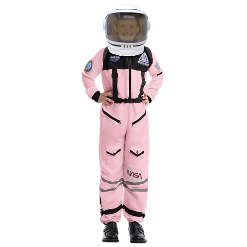Spooktacular Creations Astronaut Costume with Helmet, Space Suit for Toddler, Kids Astronaut Halloween Costume for Cosplay