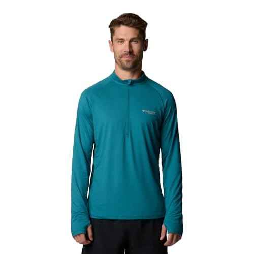 Columbia Men's Endless Trail Half Zip Mesh Long Sleev