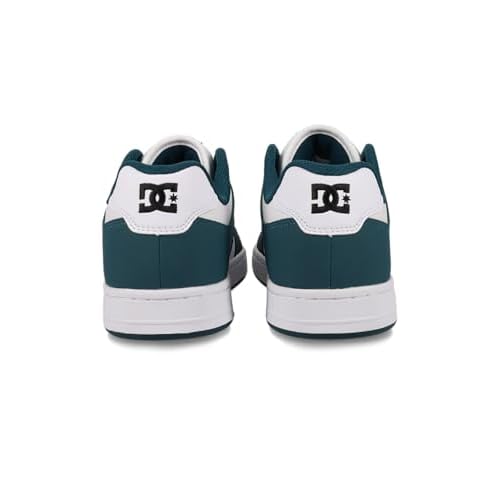 DC Men's Manteca 4 Skate Shoe, Teal/White/Black, 14