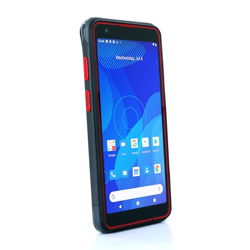 RUGLINE 6" Rugged PDA Android 13 Handheld Terminal 4GB RAM 64GB ROM, CM60 2D Scanner Barcode Reader, 4G WiFi GPS, 8000 mAh...