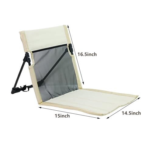2 Pack Foldable Camping Chairs with Mesh Backrest,Ultra-Light Portable Beach Chairs with Carry Bag for Sunbathing Swimming...