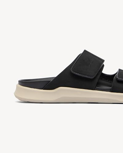 NEWBELLA Men's Summer Sandals - Comfortable Beach Slippers for Home & Outdoor, Lightweight Quick-Dry Slides with Arch Supp...