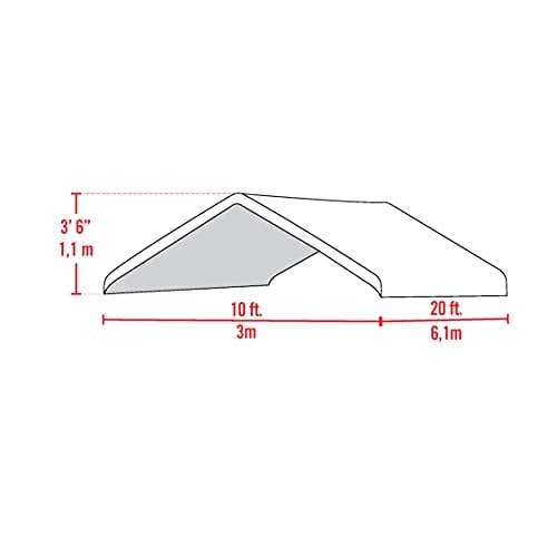 ShelterLogic 10' x 20' MaxAP Outdoor Canopy and Accessories