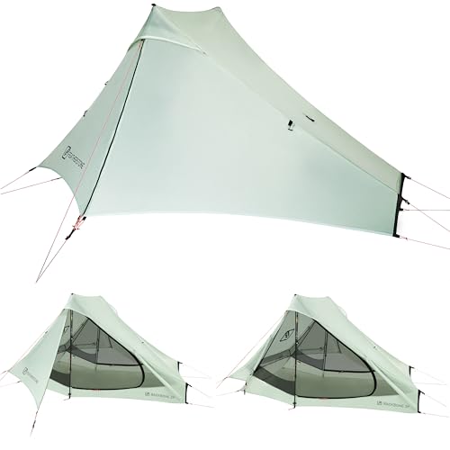 Featherstone Backbone Ultralight Tent for Backpacking, Camping, Thru Hiking - Trekking Pole Backpacking Tent - Waterproof,...