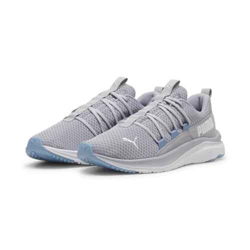 PUMA Mens Softride One4all Cross Trainer, Gray Fog Mens White-Zen Blue, 8