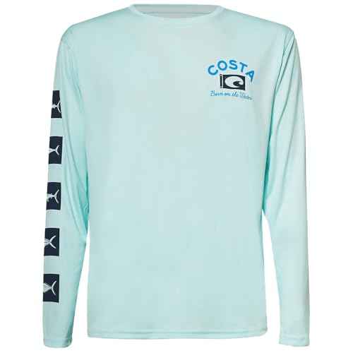 Costa Del Mar Unisex Adult Banner Long Sleeve T-Shirt