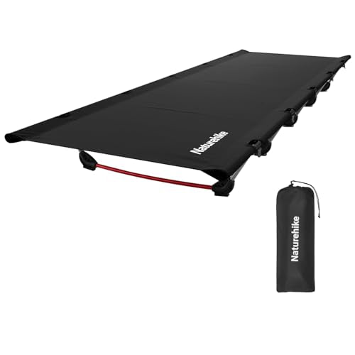 Naturehike GreenWild Camping Cot, Ultralight Folding Backpacking Cot, Supports 330lbs, Portable Camping Bed for Adults for...