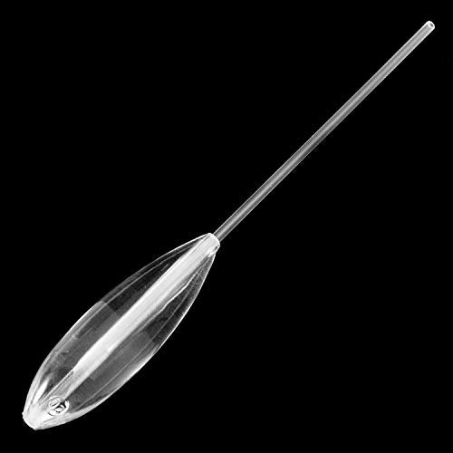 HUIOP Casting Bobbers, 5pcs Clear Plastic Casting Bobbers Bombarda Sinking Fly Fishing Spinning Floats 5g/10g/15g/20g