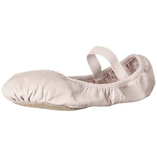 Bloch Child Ballet Shoes, Toddler Shoes, Girls Shoes, High Durability Soft Leather Upper, Flexibility Full Suede Outsole Pre-Sewn Elastic, Printed heart sock-line Dance Shoe