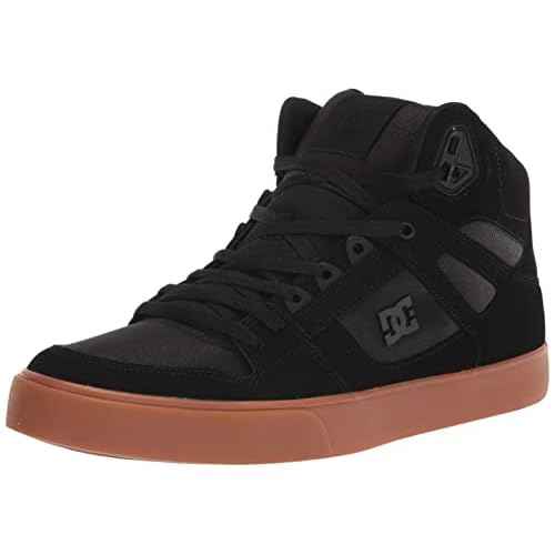 DC Shoes Pure High- Black/Gum- 8.5