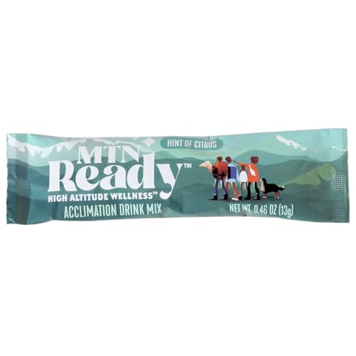 MTN Ready Acclimation Drink Mix | Altitude Sickness Aid, Natural Acclimation, Balanced Energy Boost, Athletic Activity & R...