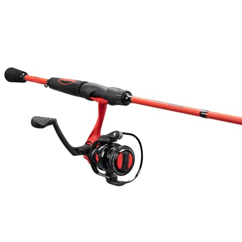 Lew's MACH Smash Spinning Reel and Fishing Rod Combo, Premium IM6 Graphite Blank Fishing Rod, Right or Left-Hand Retrieve,...