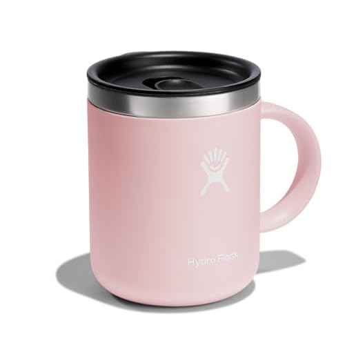 Hydro Flask Coffee Mug ? Insulated Stainless Steel, Non Spill, Leak Proof Travel Mug 12 Oz Trillium Pink