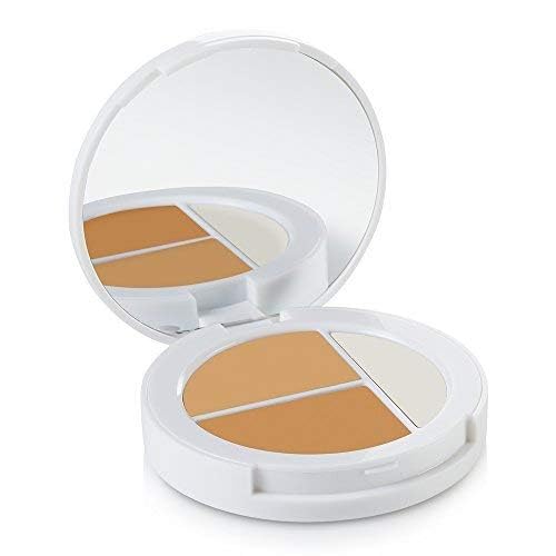 Sheer Cover Studio - Conceal and Brighten Highlight Trio - Two-Toned Concealers - Shimmering Highlighter - Medium/Tan Shade - Wi