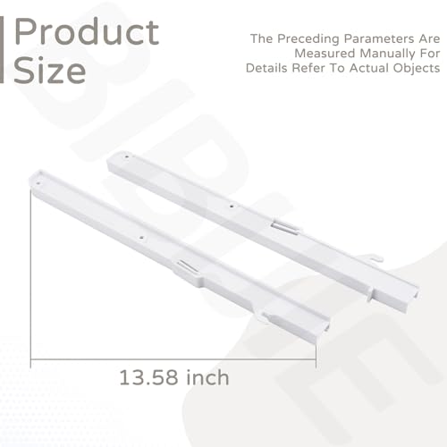 Left 7014649 & Right 7014661 Replacement Kit for Subzero Ice Bucket Slides, for Securing Ice Tray Holders