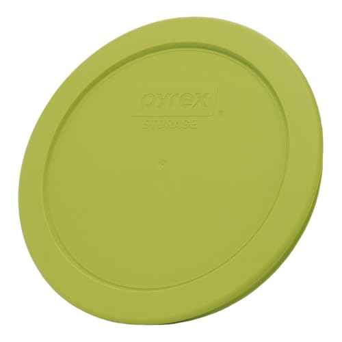 Pyrex 7201-PC 4 Cup (2) Cadet Blue, (2) Purple, & (2) Edamame Green BPA-Free Plastic Lids, Made in USA