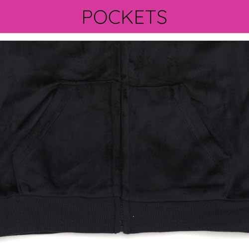 Barbie Girls Velour Matching Family Zip Up Hoodie Toddler to Adult Sizes (2T - 2XL)