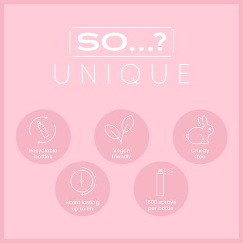 So...? Unique Vanilla Candy Body Mist - Delightful Perfume for Women - Sweet, Fruity Vanilla Perfume with Peach and Rose - Gifts for Women - 5.1 oz