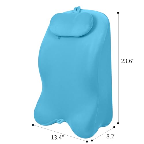 JUBILOOM Ergonomic Sweet Position Wedge Pillow for Adults, Multifunctional Postures Bed Pillows for Relaxing,Blue