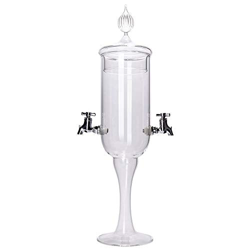 Absinthe Fountain Set Petite by ALANDIA | 1x Fountain | 2X Reservoir Glasses | 2X Spoons | 1x Sugar Cubes | Drink Absinthe...