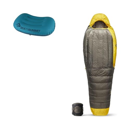Sea to Summit Sleep System: Aeros Ultralight Pillow and Spark Down Sleeping Bag