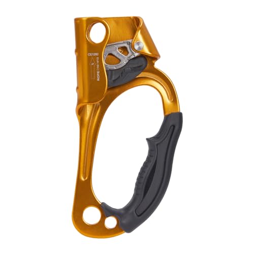 Hand Ascender, Rock Climbing Tree Arborist Rappelling Gear Equipment Rope Ascender Rope Clamp for 10~13MM Rope