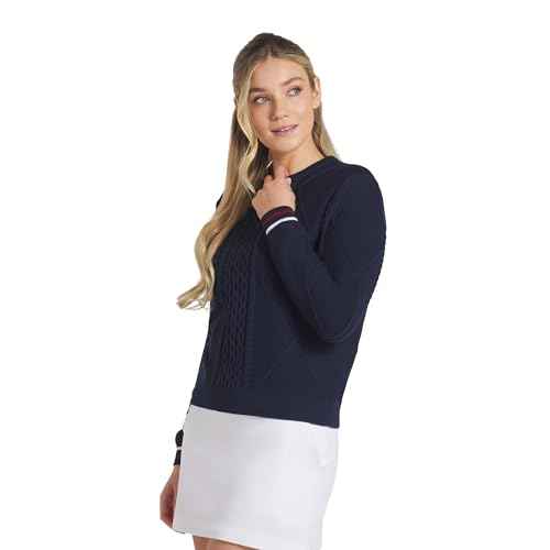 PUMA Women's Kate Cable Knit Sweater