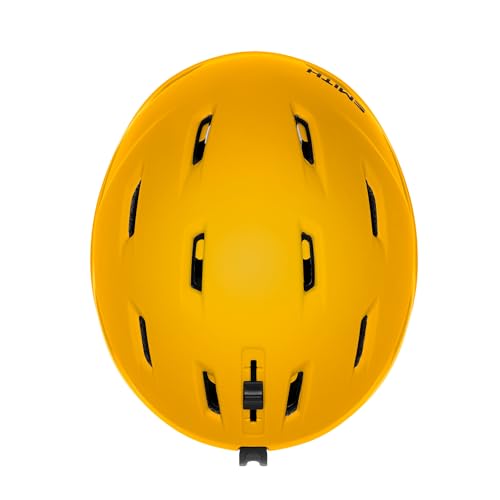 Smith Mission Helmet for Men ? Adult Snowsports Helmet with MIPS Technology + Zonal Koroyd Coverage ? Lightweight Protection for Skiing & Snowboarding? Matte Gold Bar, Small