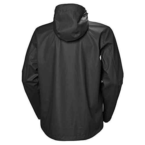 Helly-Hansen mens Moss Hooded Waterproof Windproof Raincoat Jacket
