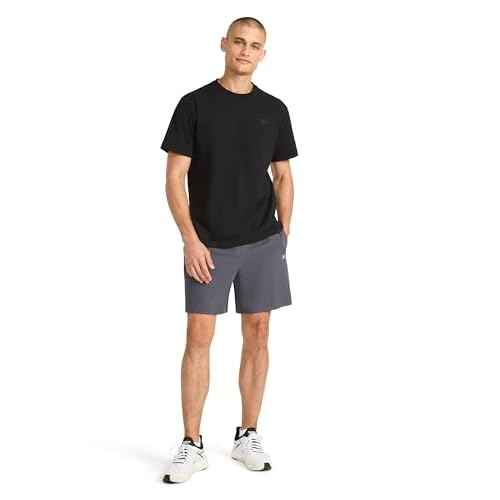 Reebok Mens Vector Embroidery Crewneck T-Shirt
