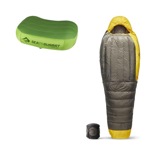 Sea to Summit Sleep System: Aeros Premium Pillow and Spark Down Sleeping Bag