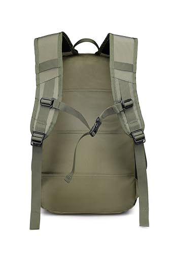 Military Tactical Backpack for Men Army 3 Days Assault Pack Bag with Molle System for Outdoor Adventures (Military green, ...