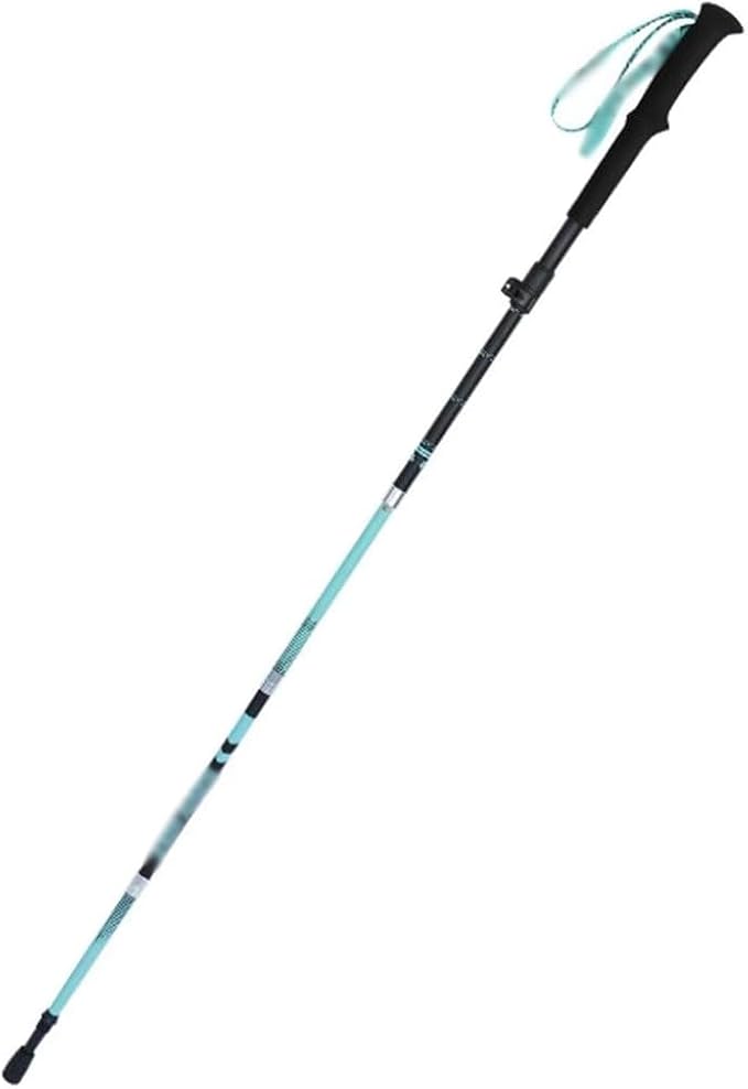 Carbon Fiber Trekking Poles, Ultralight Backpacking Gear, Adjustment Collapsible Hiking Sticks, Lever Locks and Terrain Ac...