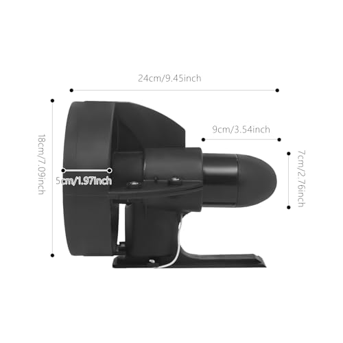 12~24V Electric Thruster, Max Thrust 200KG(440.92 lbs) Underwater Motor for Stand Up Paddleboards, Portable Board Propelle...