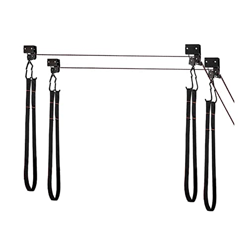 Great Working Tools Kayak Hoist Lift, Hanging 2 Pulley System - 2-Pack Heavy Duty Garage Ceiling Mount 125 Pound Capacity ...