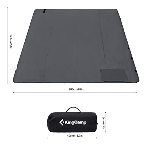 KingCamp Outdoor Picnic Blanket Waterproof Beach Mat for Camping on Grass Foldable Sandproof Beach Blanket Park Hiking Sta...