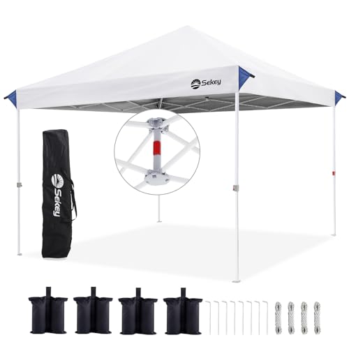 Sekey 10x10 Pop Up Canopy with One Push Setup-Easy Up Canopy with 99% UV Blocking - Instant Outdoor Sun Shade for Events, ...