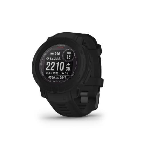 Garmin Instinct 2 Solar, Tactical-Edition, Rugged Outdoor Watch with GPS, with Solar Charging Capabilities, Built for All ...