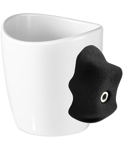 Dubbs Hardware Rock Climbing Mug – Train your grip while having a cup of coffee. Ceramic and with real climbing holds, pop...